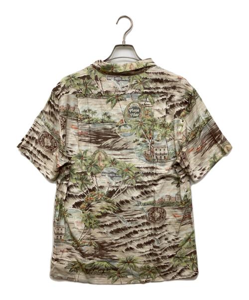 POLO RALPH LAUREN（ポロ・ラルフローレン）POLO RALPH LAUREN (ポロ・ラルフローレン) アロハシャツ ベージュ サイズ:Mの古着・服飾アイテム