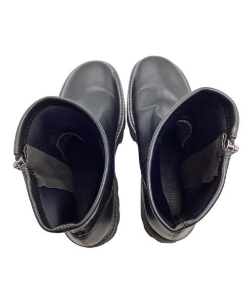 CHARLES & KEITH（チャールズアンドキース）CHARLES & KEITH (チャールズ＆キース) サイドジップ アンクルブーツ ブラック サイズ:37の古着・服飾アイテム