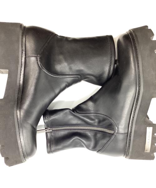 CHARLES & KEITH（チャールズアンドキース）CHARLES & KEITH (チャールズ＆キース) サイドジップ アンクルブーツ ブラック サイズ:37の古着・服飾アイテム