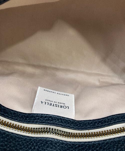 LORISTELLA（ロリステッラ）LORISTELLA (ロリステッラ) シュリンクレザーショルダーバッグ ブラックの古着・服飾アイテム