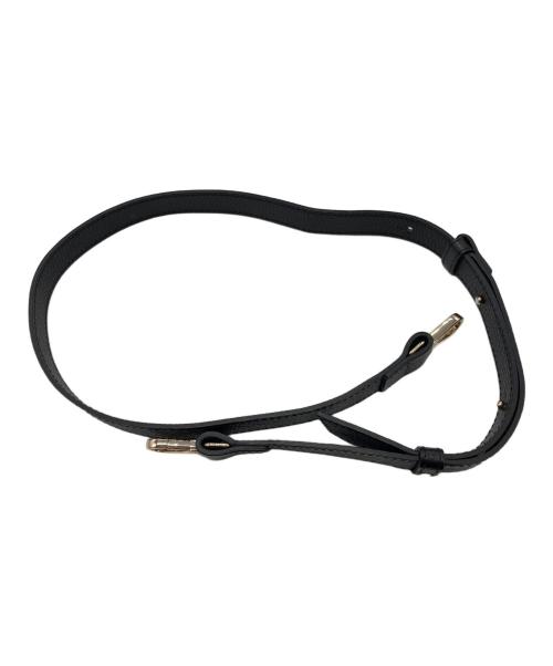 LORISTELLA（ロリステッラ）LORISTELLA (ロリステッラ) シュリンクレザーショルダーバッグ ブラックの古着・服飾アイテム