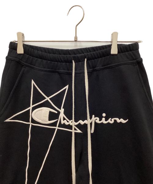 Champion（チャンピオン）Champion (チャンピオン) RICK OWENS (リックオウエンス) コラボスウェットパンツ ブラック サイズ:Sの古着・服飾アイテム