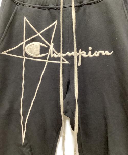 Champion（チャンピオン）Champion (チャンピオン) RICK OWENS (リックオウエンス) コラボスウェットパンツ ブラック サイズ:Sの古着・服飾アイテム