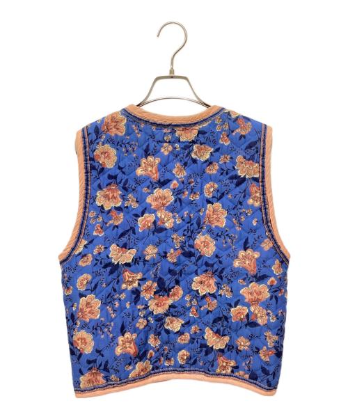 THE SHINZONE（ザ シンゾーン）THE SHINZONE (ザ シンゾーン) フラワーキルティングベスト ブルー サイズ:FREEの古着・服飾アイテム