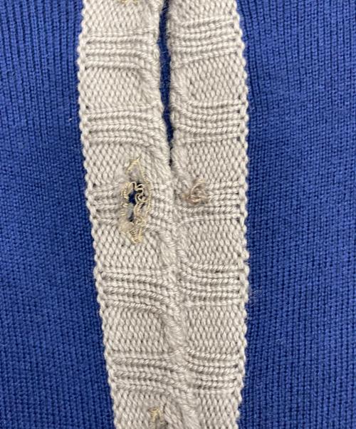 FENDI（フェンディ）FENDI (フェンディ) ニットカーディガン ネイビー サイズ:38の古着・服飾アイテム