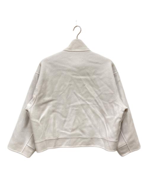 GALERIE VIE（ギャルリーヴィー）GALERIE VIE (ギャルリーヴィー) ウールダブルフェイス ハイネックブルゾン ホワイト サイズ:FREEの古着・服飾アイテム