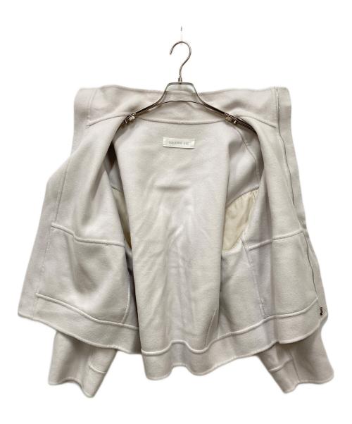 GALERIE VIE（ギャルリーヴィー）GALERIE VIE (ギャルリーヴィー) ウールダブルフェイス ハイネックブルゾン ホワイト サイズ:FREEの古着・服飾アイテム