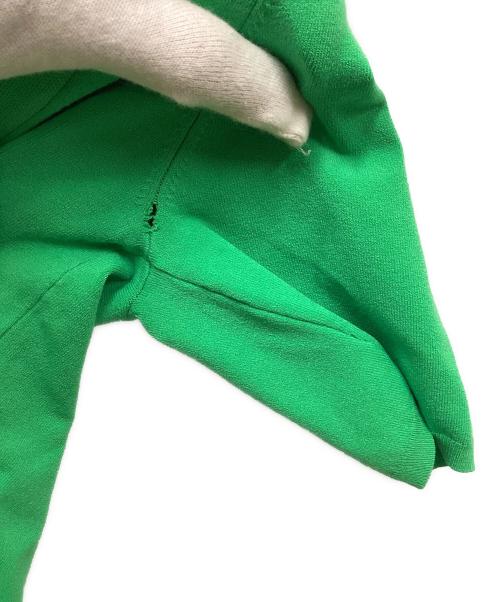 ALEXANDER WANG.T（アレキサンダーワンティー）ALEXANDER WANG.T (アレキサンダーワンティー) リブジャガードニットTシャツ グリーン サイズ:XSの古着・服飾アイテム