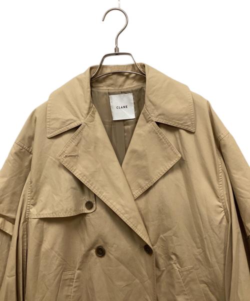 CLANE（クラネ）CLANE (クラネ) サイドリボントレンチコート ベージュ サイズ:1の古着・服飾アイテム
