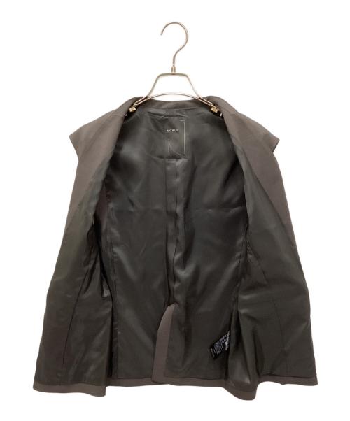 Noble（ノーブル）Noble (ノーブル) エステルツイルストレッチVカラージレ グレー サイズ:36の古着・服飾アイテム