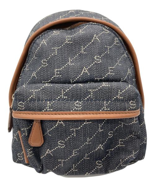 STELLA McCARTNEY（ステラマッカートニー）STELLA McCARTNEY (ステラマッカートニー) モノグラムミニリュック ネイビーの古着・服飾アイテム