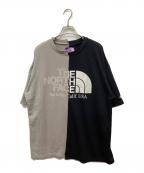 THE NORTHFACE PURPLELABEL×BEAMSザ・ノースフェイス パープルレーベル×ビームス）の古着「ドッキングTシャツ」｜ブラック