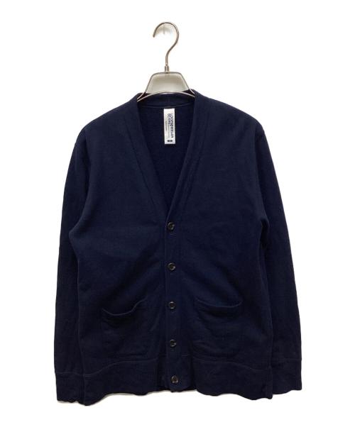 LOOPWHEELER（ループウィラー）LOOPWHEELER (ループウィラー) BEAMS (ビームス) Extra Light Plus Sweat Cardigan/スウェットカーディガン ネイビー サイズ:Sの古着・服飾アイテム