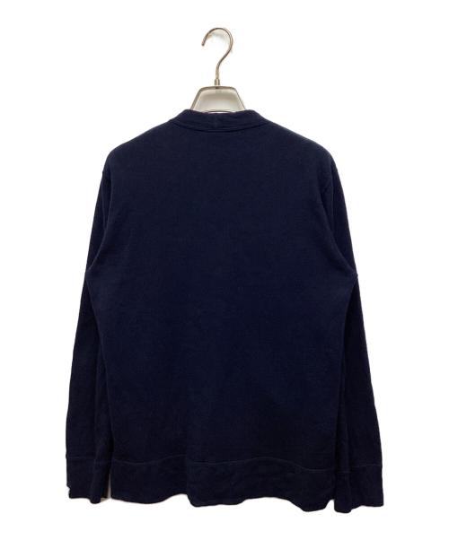 LOOPWHEELER（ループウィラー）LOOPWHEELER (ループウィラー) BEAMS (ビームス) Extra Light Plus Sweat Cardigan/スウェットカーディガン ネイビー サイズ:Sの古着・服飾アイテム