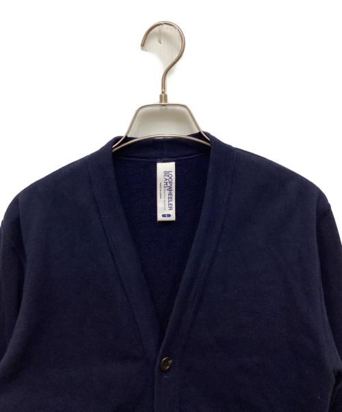 LOOPWHEELER（ループウィラー）LOOPWHEELER (ループウィラー) BEAMS (ビームス) Extra Light Plus Sweat Cardigan/スウェットカーディガン ネイビー サイズ:Sの古着・服飾アイテム