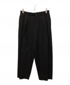 LAD MUSICIANラッドミュージシャン）の古着「3TUCK WIDE SLACKS/3タックワイドパンツ」｜ブラック