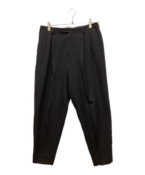 LAD MUSICIAN（ラッドミュージシャン）LAD MUSICIAN (ラッドミュージシャン) 2TUCK TAPERED WIDE SLACKS/2タックテーパードワイドスラックス ブラック サイズ:44の古着・服飾アイテム