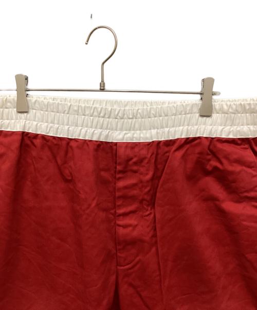 GUCCI（グッチ）GUCCI (グッチ) サイドラインアンクルパンツ レッド サイズ:52の古着・服飾アイテム