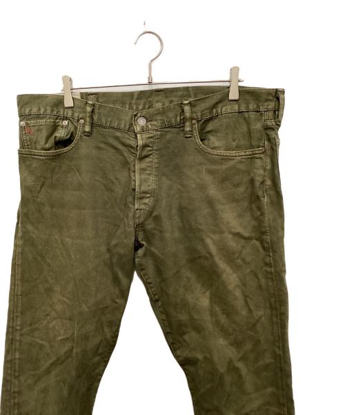 POLO RALPH LAUREN（ポロ・ラルフローレン）POLO RALPH LAUREN (ポロ・ラルフローレン) デニムパンツ オリーブ サイズ:38の古着・服飾アイテム