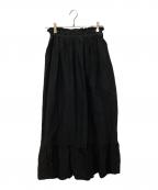 BIWACOTTONビワコットン）の古着「ロングスカート」｜ブラック
