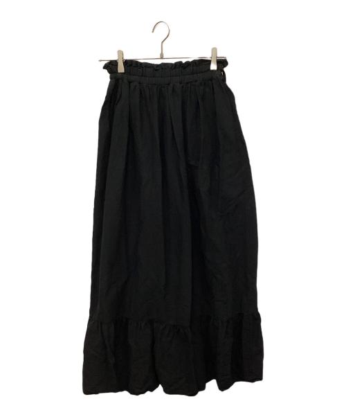 BIWACOTTON（ビワコットン）BIWACOTTON (ビワコットン) ロングスカート ブラック サイズ:Freeの古着・服飾アイテム