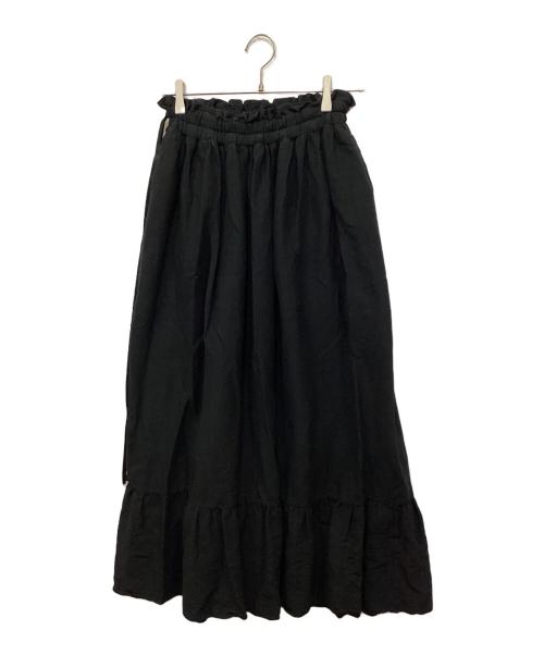 BIWACOTTON（ビワコットン）BIWACOTTON (ビワコットン) ロングスカート ブラック サイズ:Freeの古着・服飾アイテム