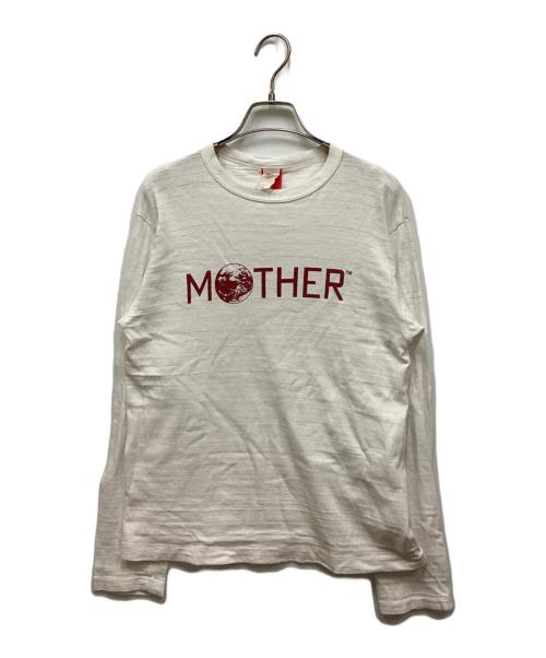WAREHOUSE（ウエアハウス）WAREHOUSE (ウエアハウス) mother (マザー) 長袖Tシャツ ホワイト サイズ:Sの古着・服飾アイテム