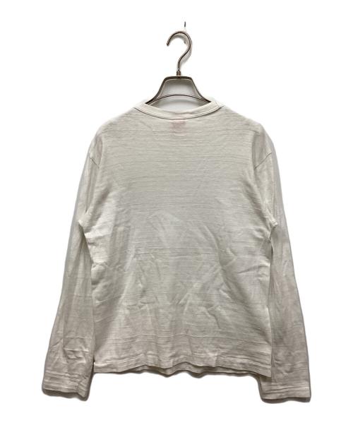 WAREHOUSE（ウエアハウス）WAREHOUSE (ウエアハウス) mother (マザー) 長袖Tシャツ ホワイト サイズ:Sの古着・服飾アイテム