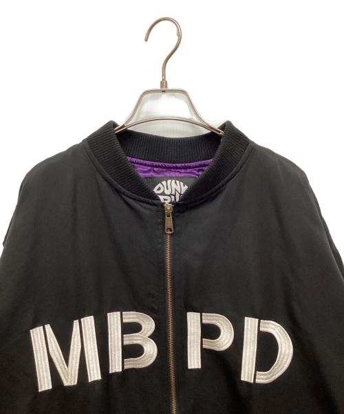 PUNK DRUNKERS（パンクドランカーズ）PUNK DRUNKERS (パンクドランカーズ) LAND by MILKBOY (ランドバイミルクボーイ) BIGシルエットMA-1.JKT ブラック サイズ:Lの古着・服飾アイテム