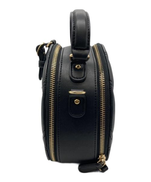 DIANA（ダイアナ）DIANA (ダイアナ) ラウンド型キルティングバッグ ブラックの古着・服飾アイテム