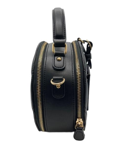 DIANA（ダイアナ）DIANA (ダイアナ) ラウンド型キルティングバッグ ブラックの古着・服飾アイテム