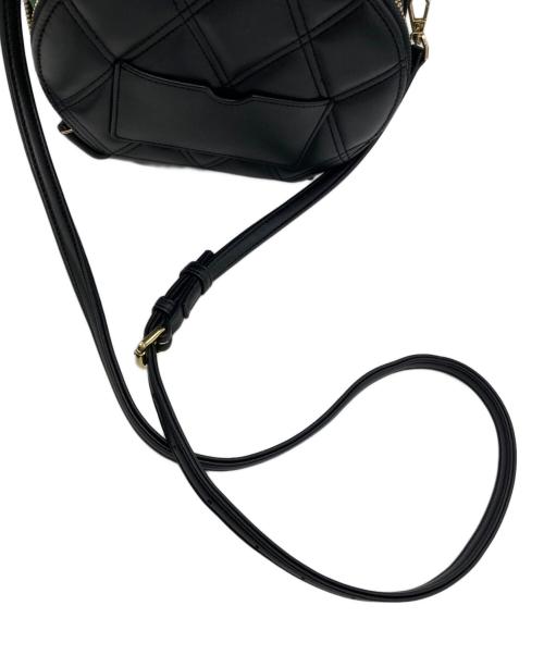 DIANA（ダイアナ）DIANA (ダイアナ) ラウンド型キルティングバッグ ブラックの古着・服飾アイテム