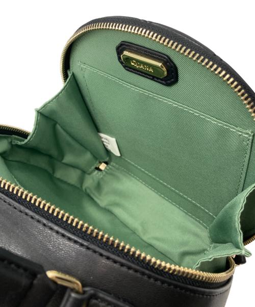 DIANA（ダイアナ）DIANA (ダイアナ) ラウンド型キルティングバッグ ブラックの古着・服飾アイテム