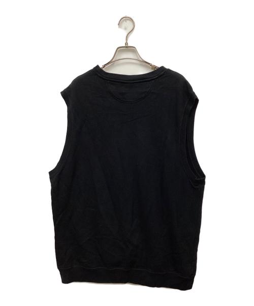HUF（ハフ）HUF (ハフ) OG LOGO FLEECE VEST/オージー　ロゴフリースベスト ブラック サイズ:XLの古着・服飾アイテム