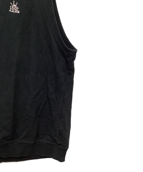 HUF（ハフ）HUF (ハフ) OG LOGO FLEECE VEST/オージー　ロゴフリースベスト ブラック サイズ:XLの古着・服飾アイテム
