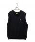 HUF（ハフ）の古着「OG LOGO FLEECE VEST/オージー　ロゴフリースベスト」｜ブラック