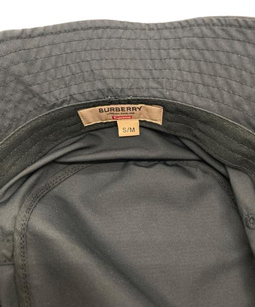 SUPREME（シュプリーム）SUPREME (シュプリーム) BURBERRY (バーバリー) Crusher Hat/クラッシャーハット ブラック サイズ:SMの古着・服飾アイテム