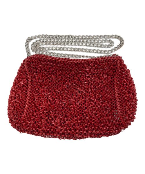 ANTEPRIMA（アンテプリマ）ANTEPRIMA (アンテプリマ) チェーンショルダーワイヤーバッグ レッドの古着・服飾アイテム