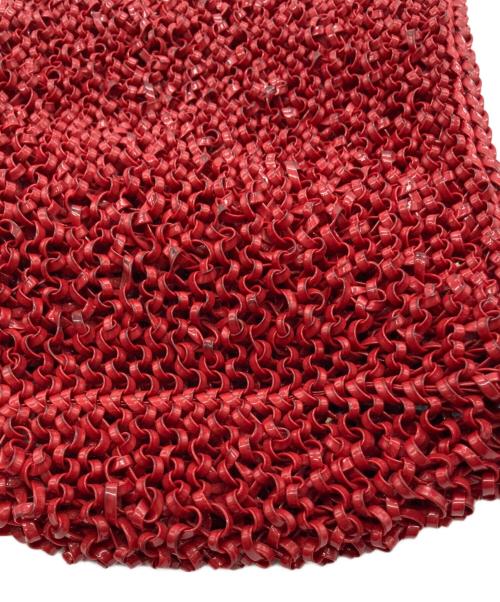 ANTEPRIMA（アンテプリマ）ANTEPRIMA (アンテプリマ) チェーンショルダーワイヤーバッグ レッドの古着・服飾アイテム