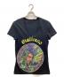 JOHN GALLIANO（ジョンガリアーノ）の古着「ジョンガリアーノ本人プリントTシャツ」｜ブラック