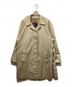 Burberry'sバーバリー）の古着「ノバチェック裏地ステンカラーコート」｜ベージュ
