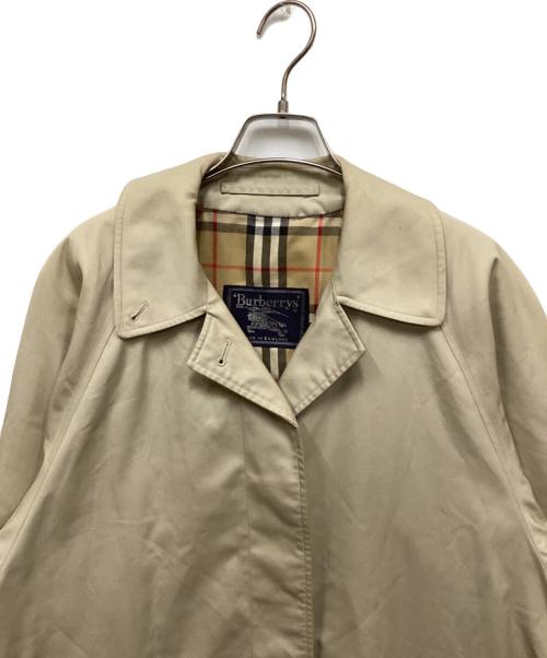 Burberry's（バーバリー）Burberry's (バーバリーズ) ノバチェック裏地ステンカラーコート ベージュ サイズ:1の古着・服飾アイテム
