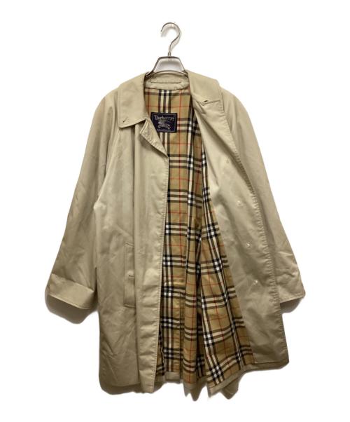 Burberry's（バーバリー）Burberry's (バーバリーズ) ノバチェック裏地ステンカラーコート ベージュ サイズ:1の古着・服飾アイテム