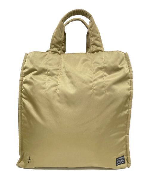 PORTER（ポーター）PORTER (ポーター) toogood (トゥーグッド) THE EDITOR TOTE/エディタートートバッグ カーキの古着・服飾アイテム