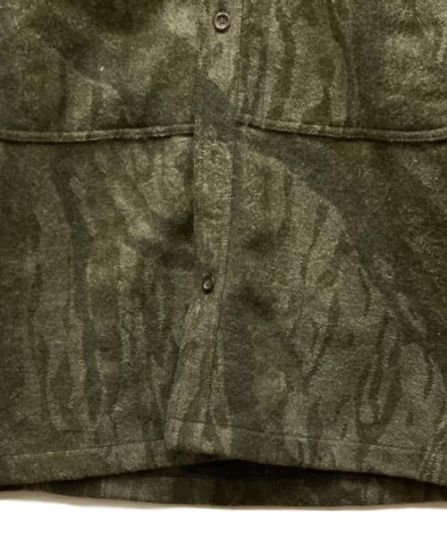 Columbia（コロンビア）Columbia (コロンビア) 総柄ジャガードジャケット/ソウガラ オリーブ サイズ:Lの古着・服飾アイテム