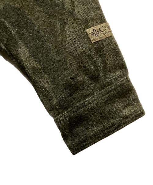 Columbia（コロンビア）Columbia (コロンビア) 総柄ジャガードジャケット/ソウガラ オリーブ サイズ:Lの古着・服飾アイテム