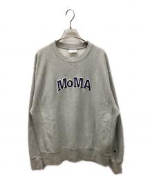 Champion×MoMA（チャンピオン×モマ）の古着「リバースウィーブスウェット」｜グレー