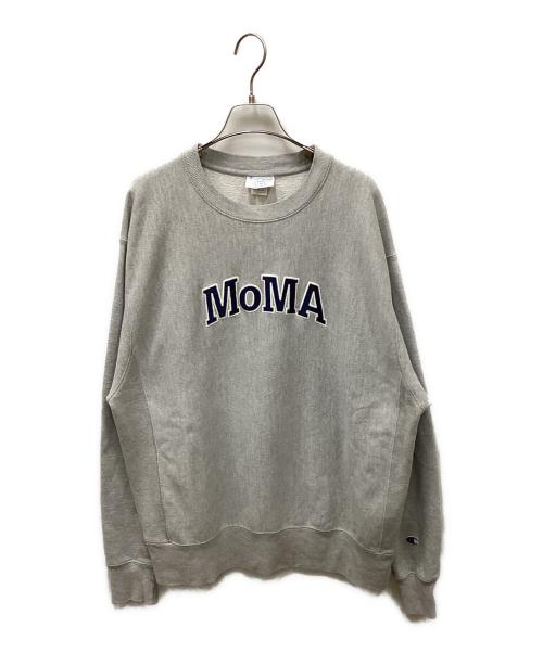 Champion（チャンピオン）Champion (チャンピオン) MoMA (モマ) リバースウィーブスウェット グレー サイズ:Lの古着・服飾アイテム