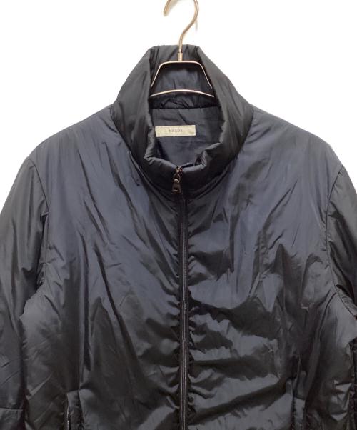 PRADA（プラダ）PRADA (プラダ) 中綿ナイロンジャケット ネイビー サイズ:50の古着・服飾アイテム