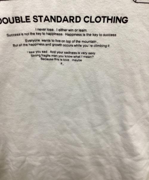 DOUBLE STANDARD CLOTHING（ダブルスタンダードクロージング）DOUBLE STANDARD CLOTHING (ダブルスタンダードクロージング) ラジカセベアプリントTシャツ ホワイト サイズ:FREEの古着・服飾アイテム